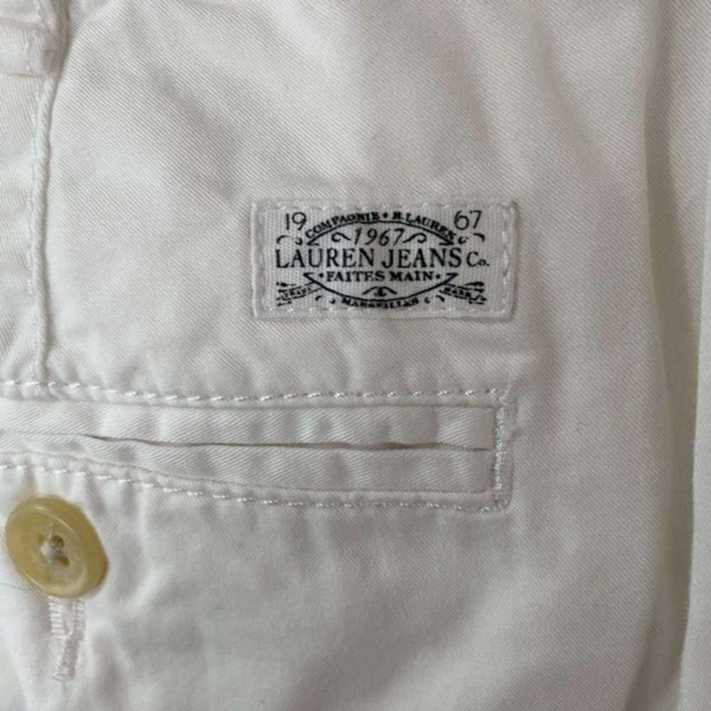 LRL Lauren Jeans Co. Women’s‎ Pants Size 12 Khaki Classic Straight Comfort EUC - Picture 7 of 7